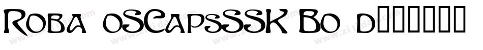 RobaloSCapsSSK Bold字体转换